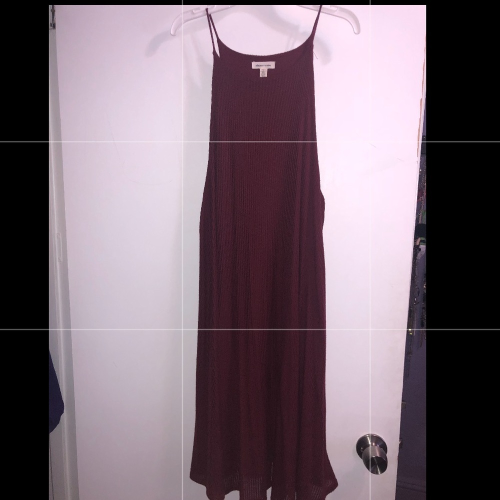 Knee length, halter shift dress